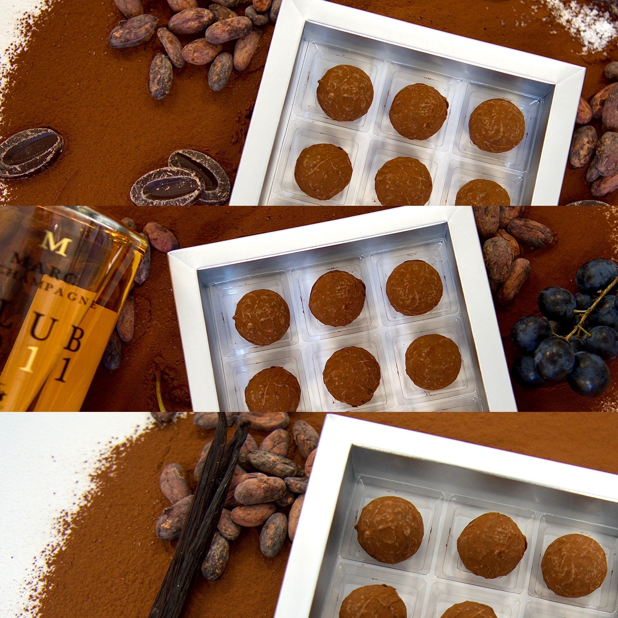 Coffrets de truffes d'exception au chocolat – Chocolaterie Peromet